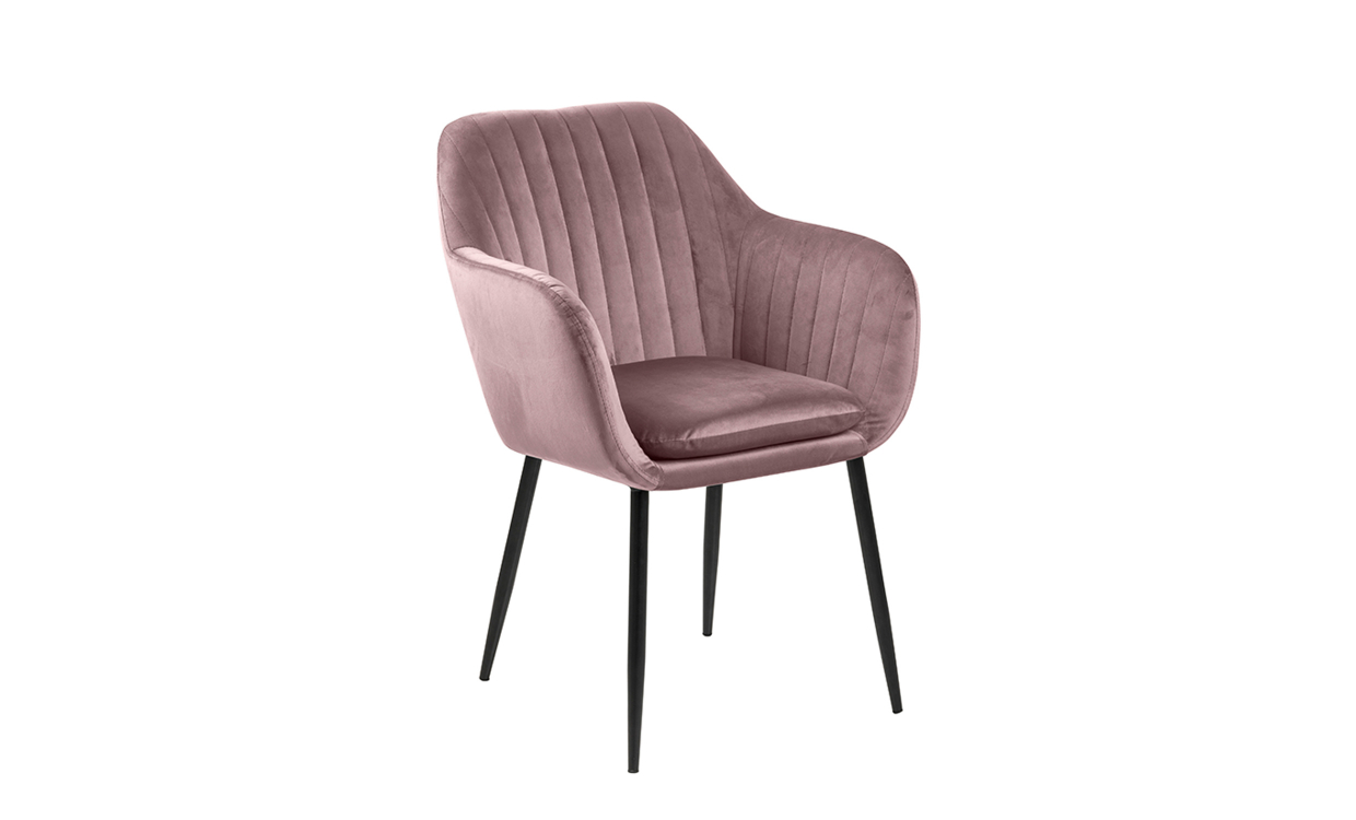 VIVIEN Stol Rosa/Svart - Sittemøbler - Stoler - Sofasandmore