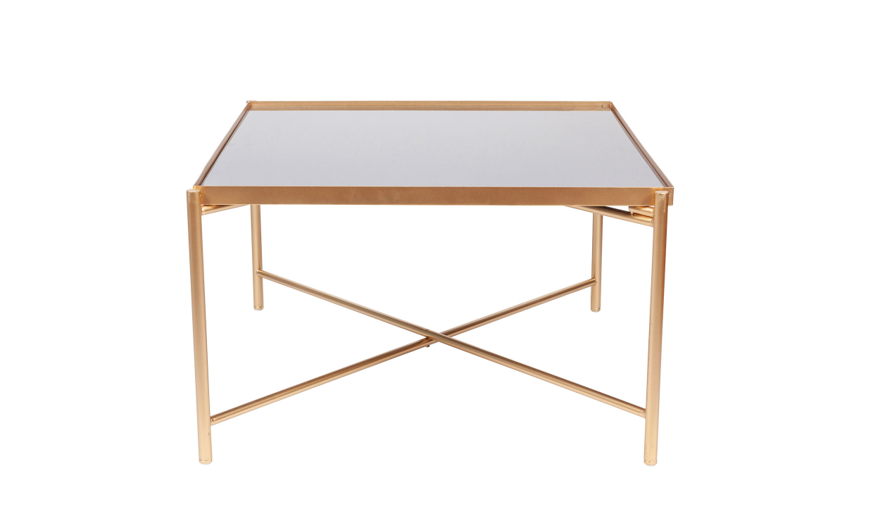 Bilde av EVAN Sofabord Gull 80 x 80 x 45