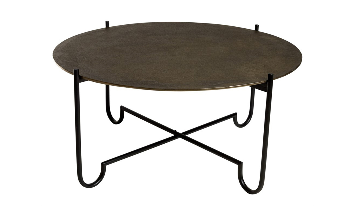 HJALMAR Sofabord Anitik Messing - Sofabord - Sofasandmore