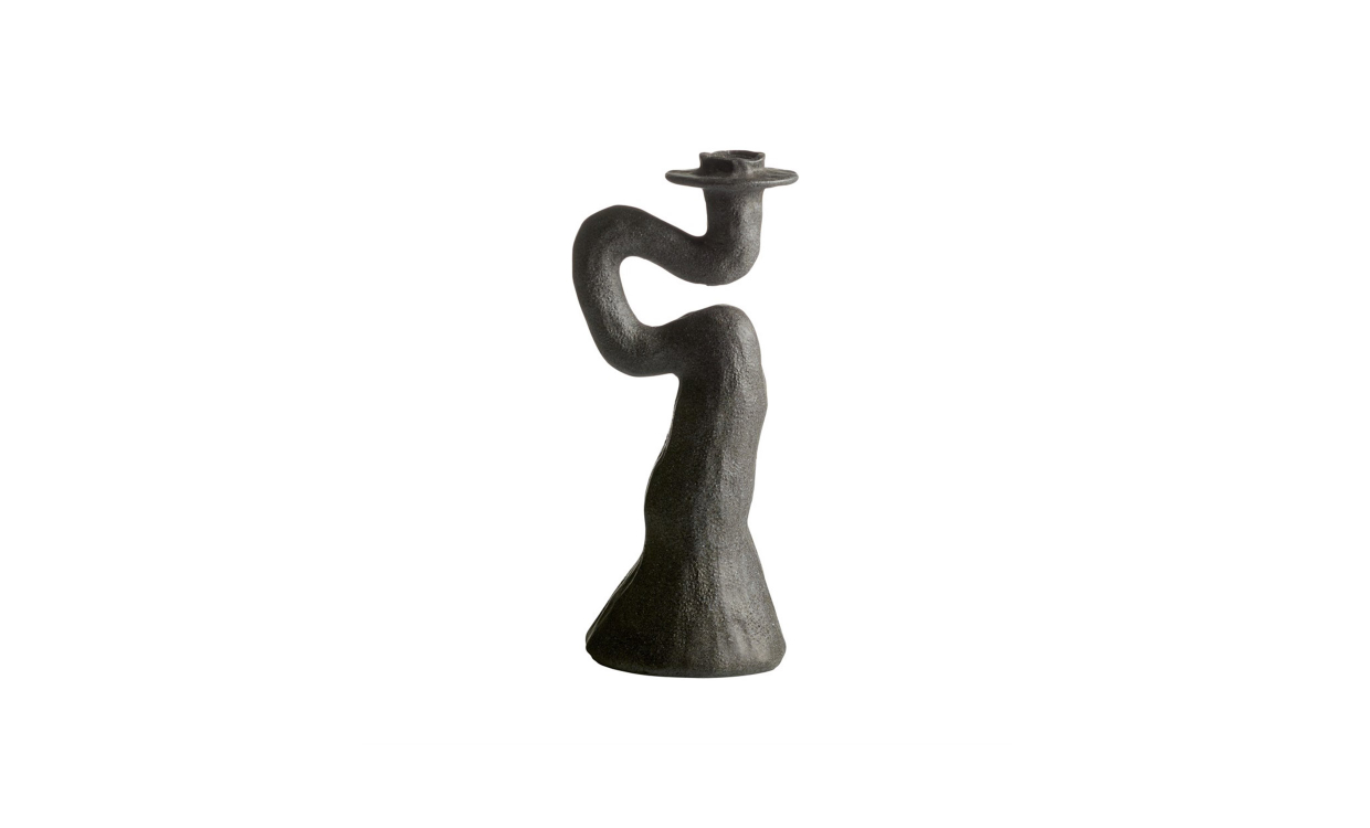 SIVARD Lysestake L Grå - Dekorasjon - Lysestaker og Lykter - Sofasandmore