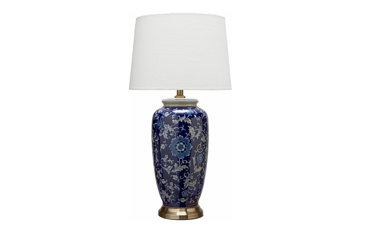 LI JING Bordlampe Mørk blå
