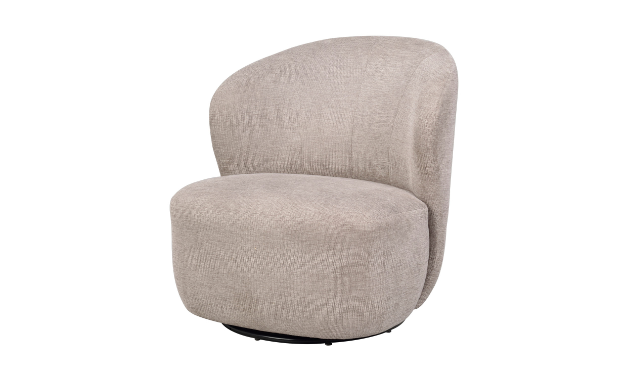 ROSELAWN Snurrstol Beige - Lenestoler - Sofasandmore