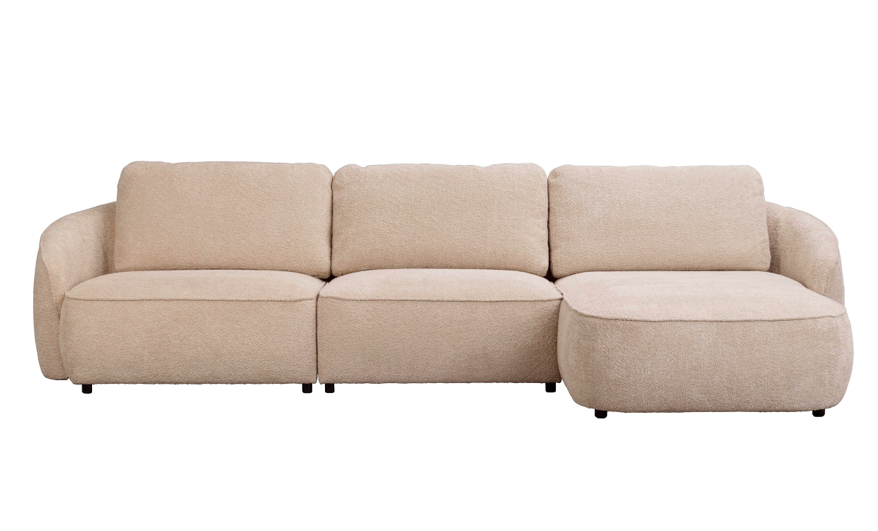 Bilde av NORRIS Divansofa L Høyre Lys beige