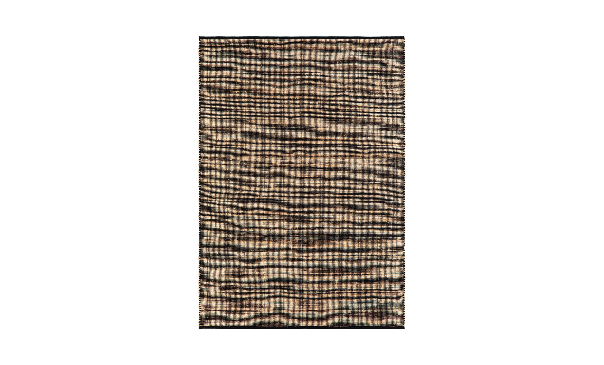 KEVIN Juteteppe 200 x 300 Natur/Svart