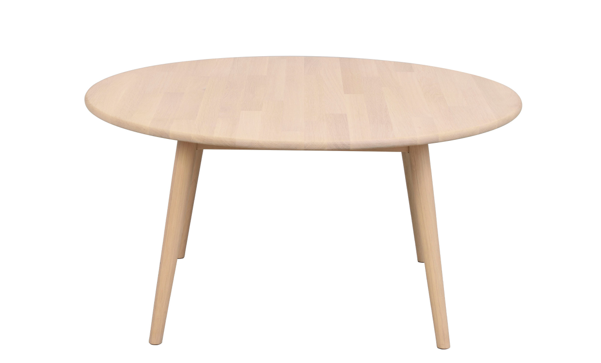 TOMPKINS Sofabord 90 Hvitpigmentert Eik - Sofabord - Sofasandmore