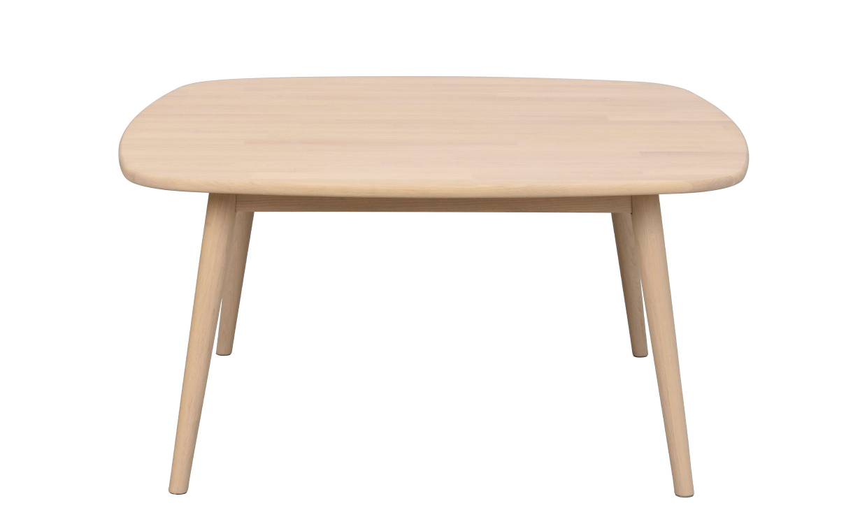 TOMPKINS Sofabord 90x90 Hvitpigmentert Eik - Sofabord - Sofasandmore