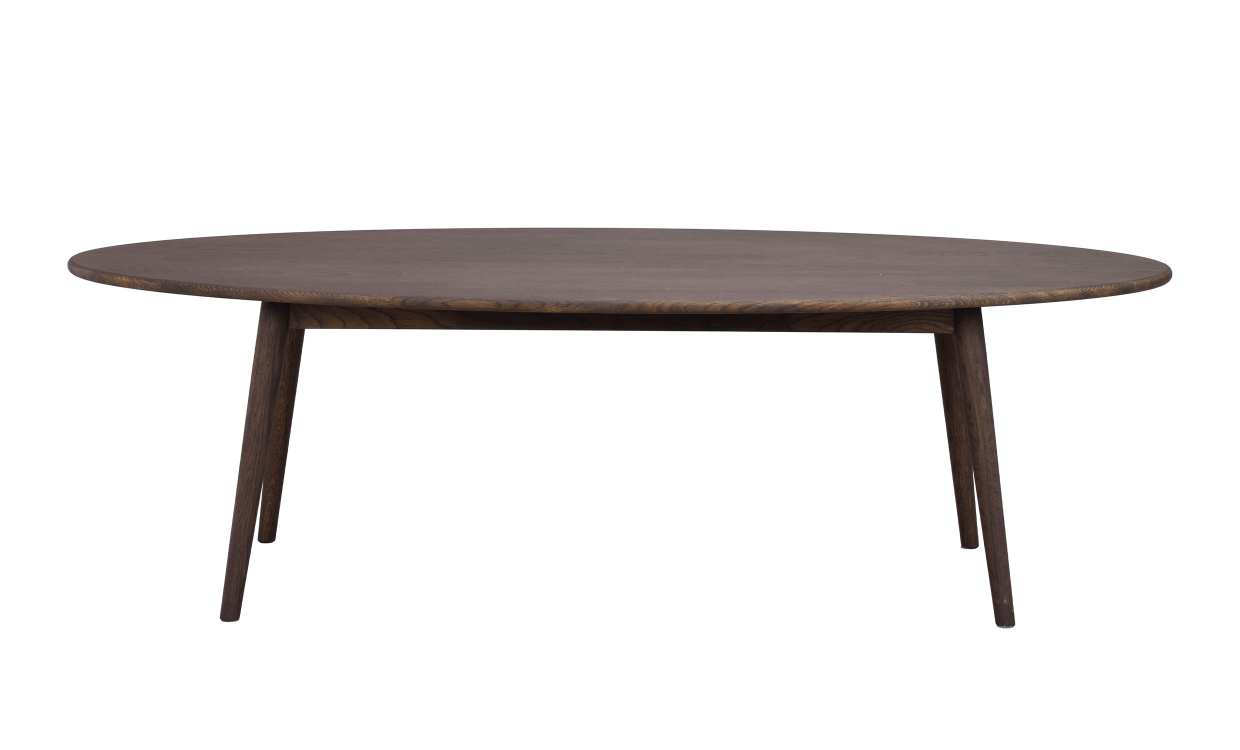 TOMPKINS Sofabord Ellipse 150 Brun Eik - Sofabord - Sofasandmore
