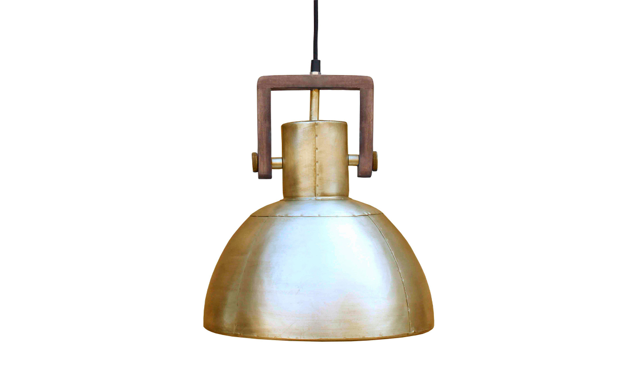 Bilde av ASHBY Taklampe Singel Pale Gold H33, 33
