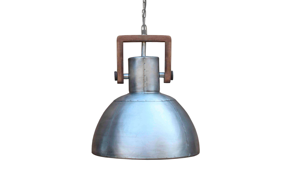 Bilde av ASHBY Taklampe Singel Pale Silver H45, 45