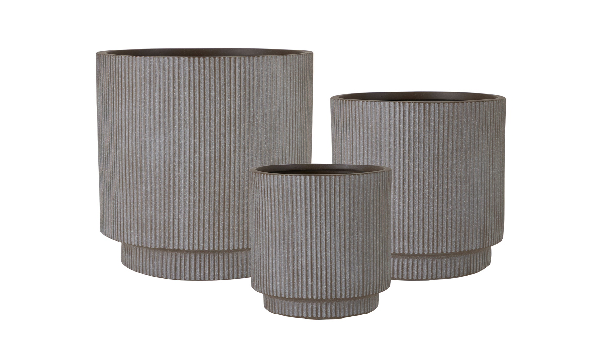 JESSICA Pot 3-sett Sand - Utemøbler - Utepotter - Sofasandmore