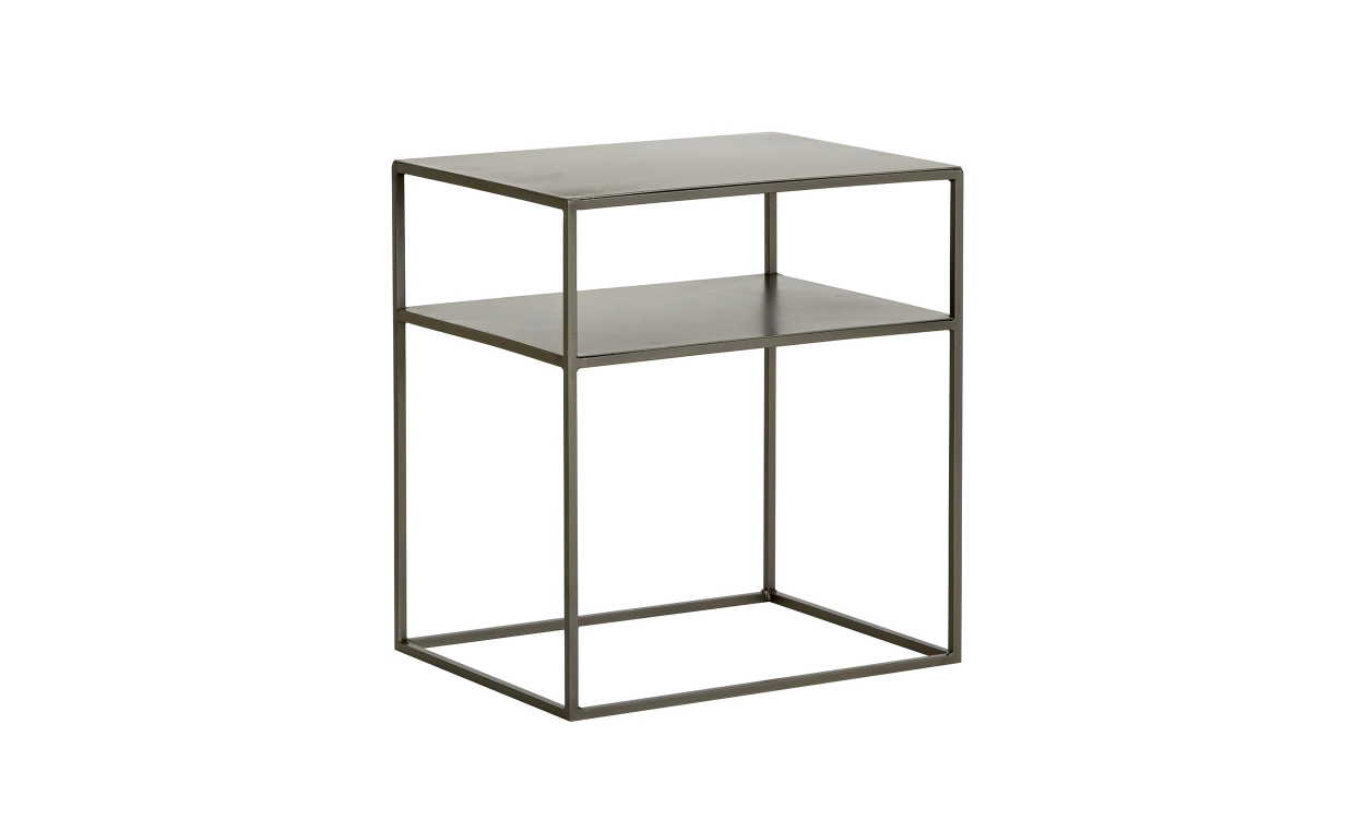 PER Sidebord Metall Grå