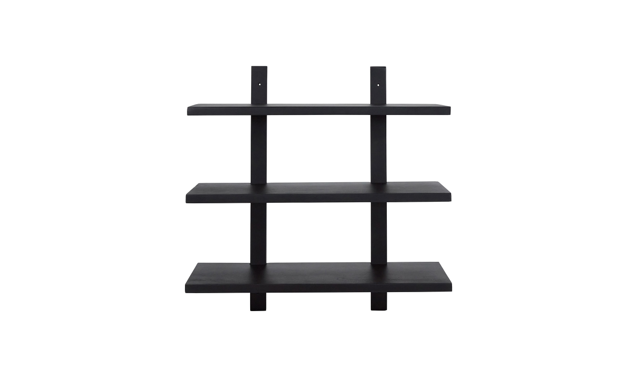 SET Hylle Svart - Oppbevaringsmøbler - Hyller - Sofasandmore