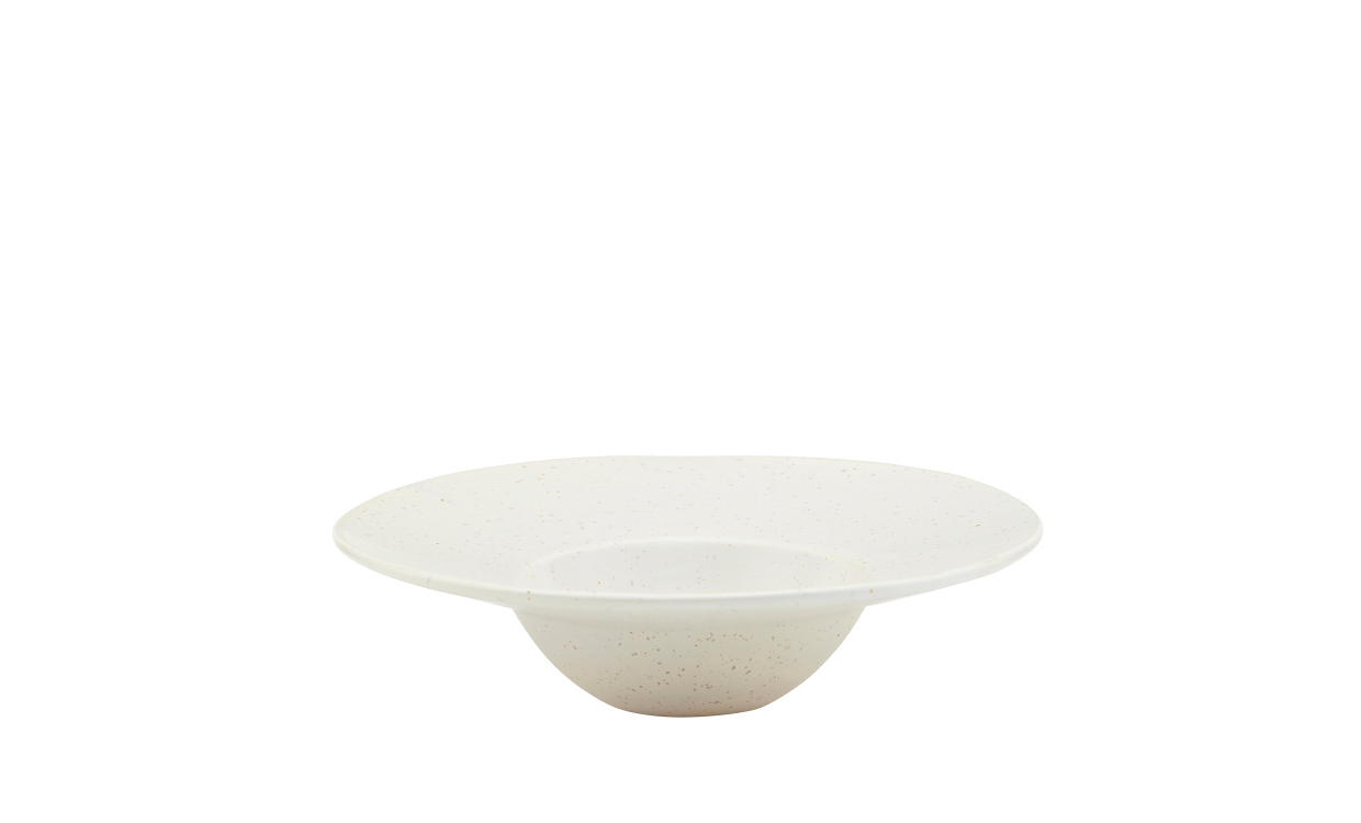 PION Pastatallerken 25 cm Grå/Hvit