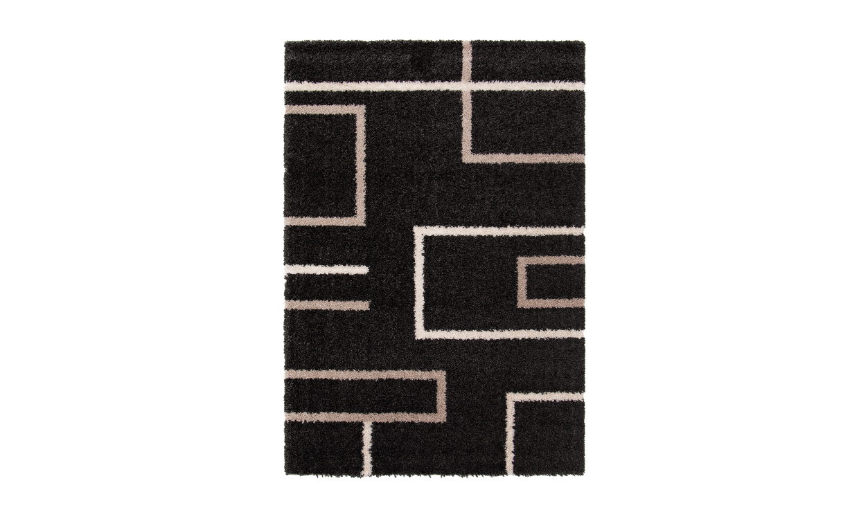 Bilde av WINNIE BRICK Teppe 200 x 290 Svart