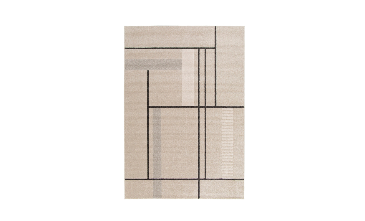 Bilde av AREZZO SQUARE Teppe 160 x 230 Lin