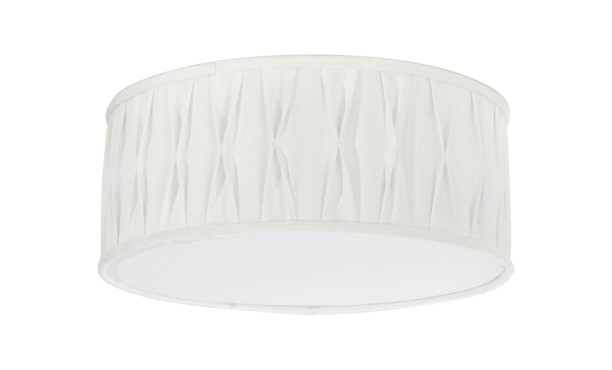 TAK Søm Plissert Offwhite 45 cm