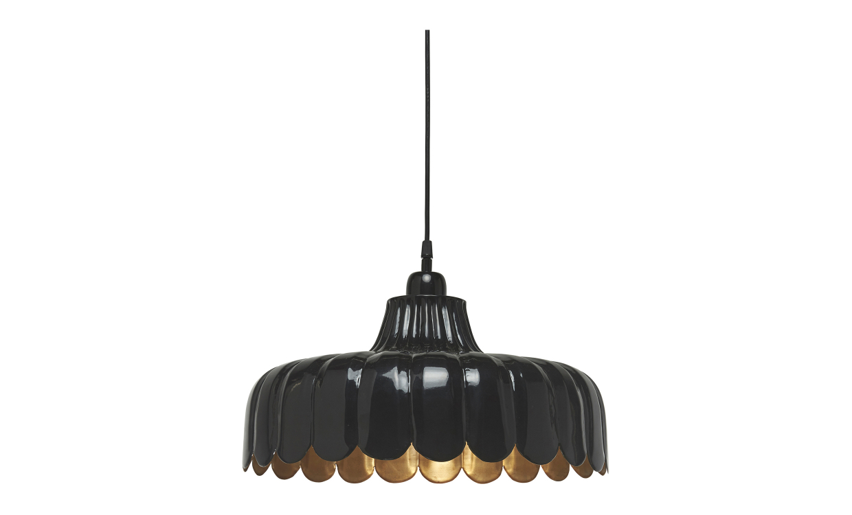 Bilde av WELLS Taklampe Sort 43cm
