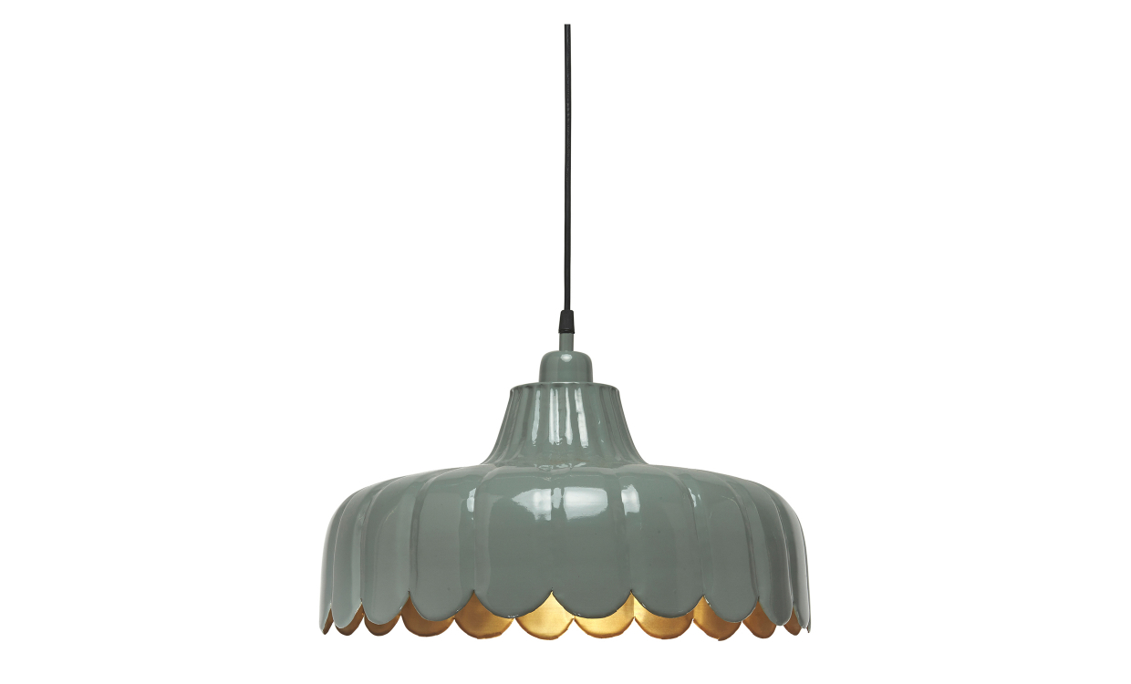 WELLS Taklampe Grønn 43cm