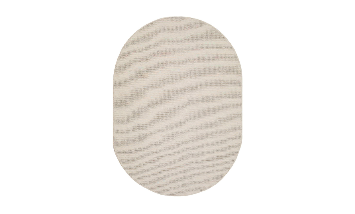 Bilde av DIANA Ullteppe Oval 240x340 Hvit