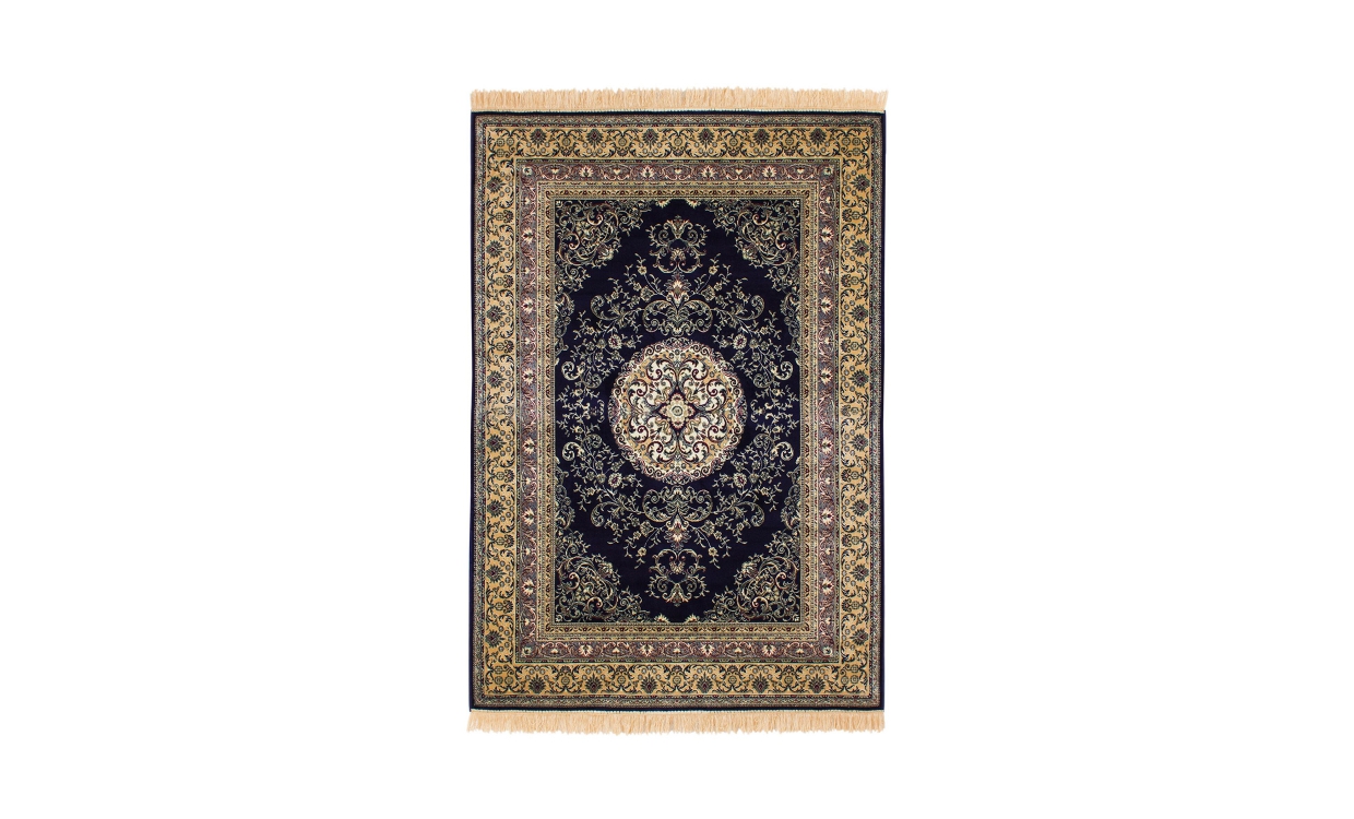 CASABLANCA Medallion 160x230 Marineblå