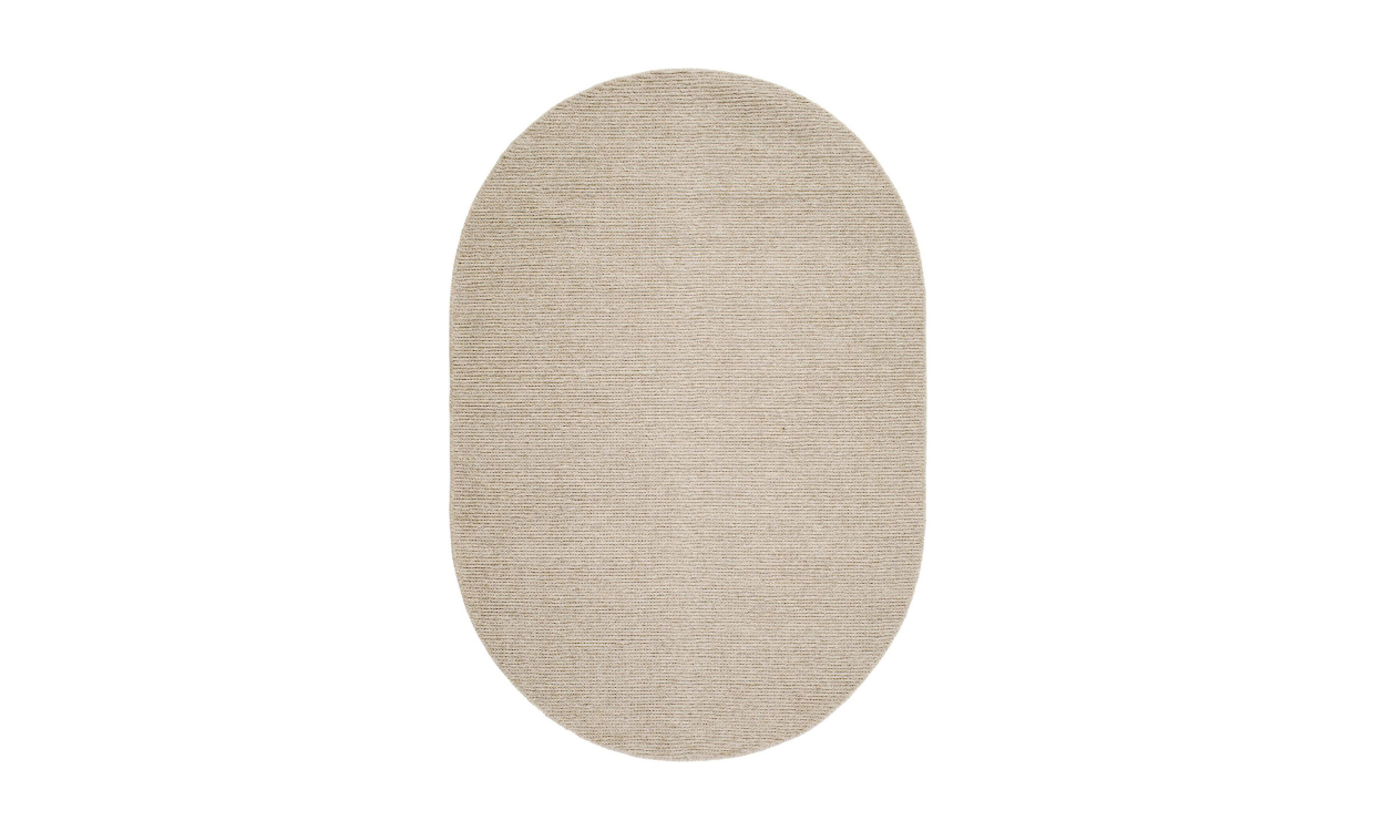 DIANA Ullteppe Oval 200x300 Lys Melange