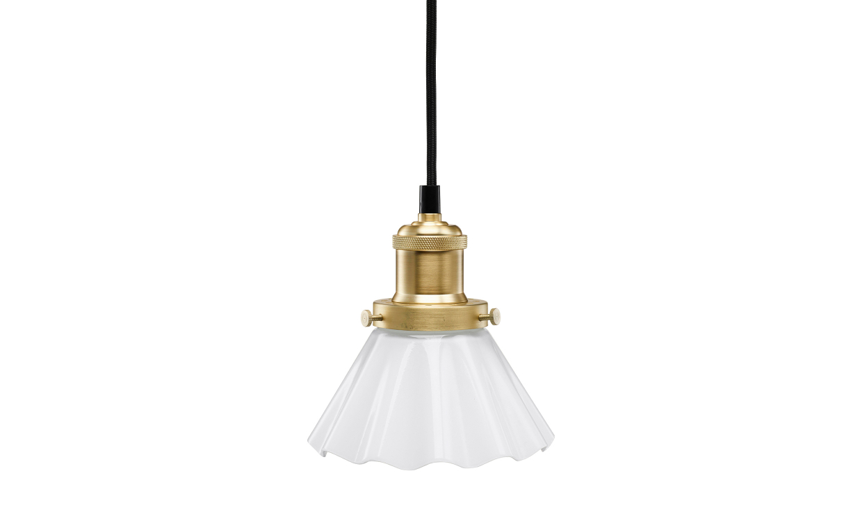 Bilde av AUGUST Vinduslampe 15 cm Plissert Opal, 15