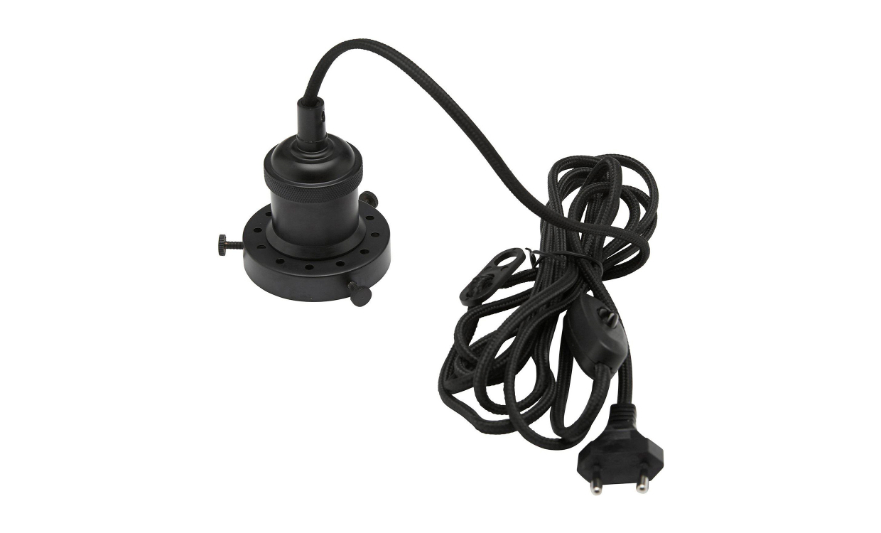 SIRI Takoppheng med Veggkontakt 3 m Svart, 3 - Belysning - Tilbehør - Takkopper - Sofasandmore