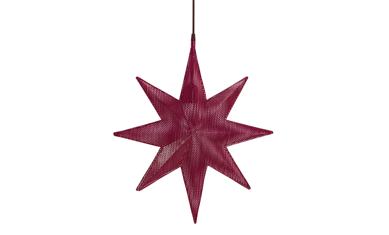 CAPELLA Stjerne Rød 50 cm - Belysning - Julebelysning - Sofasandmore