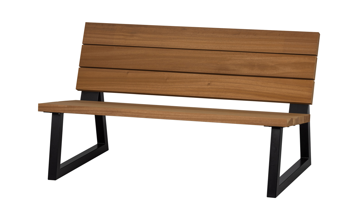 BANCO Utesofa natur/sort