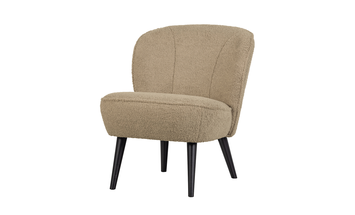 SARA Lenestol Teddy Sand - Lenestoler - Sofasandmore