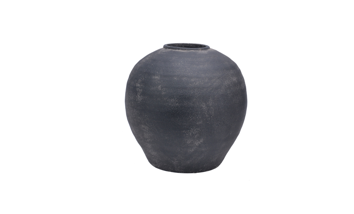 NOEL Vase Terracotta S Svart - Dekorasjon - Vaser og Potter - Sofasandmore