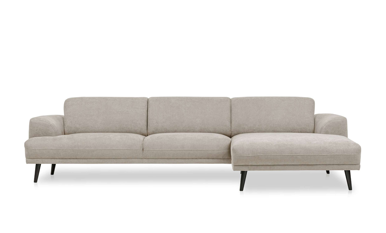 ANCONA Sofa Høyre Mørk Beige - Sofaer - Divansofaer - Sofasandmore