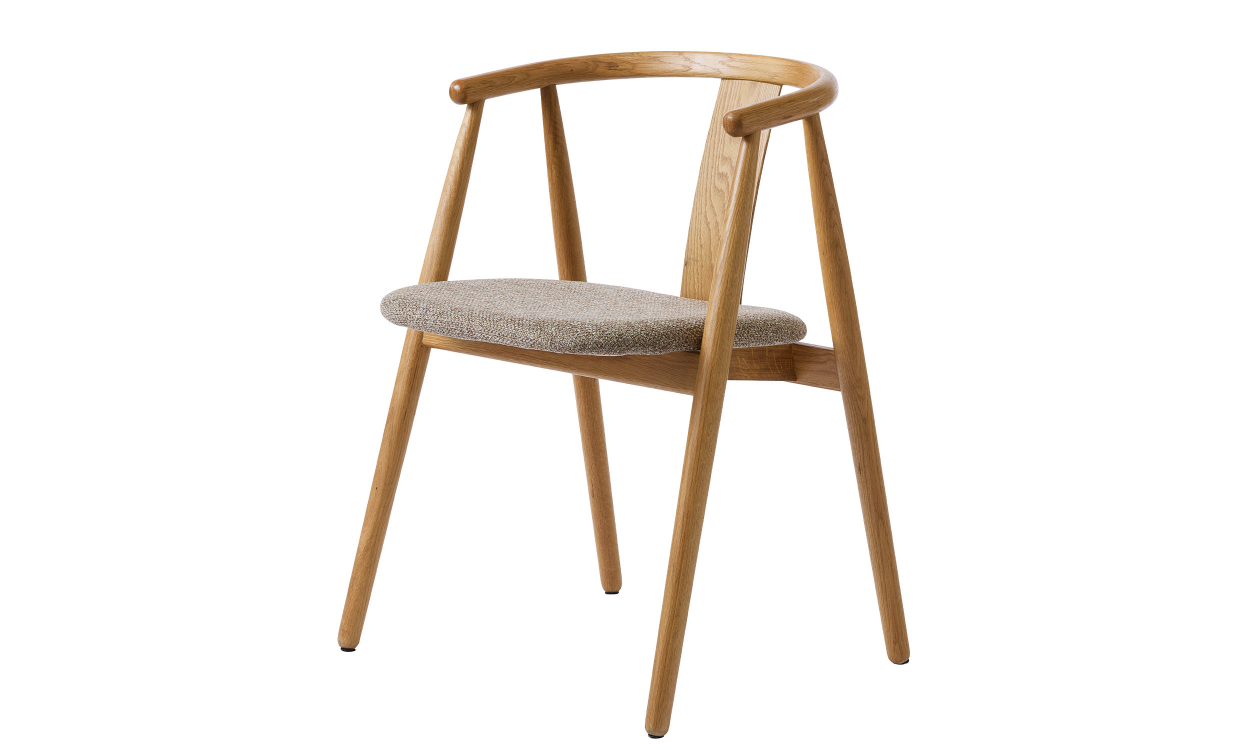 Bilde av LINA Spisestol Natur/Latte