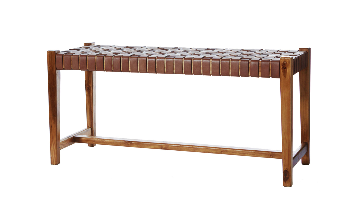 PORTO Benk Cognac - Sittemøbler - Sofasandmore