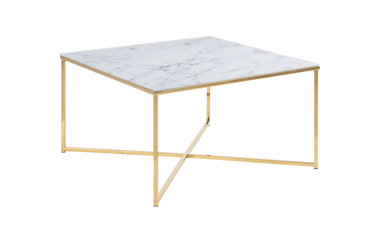 ALICIA Sofabord Marmormønster Stort - Sofabord - Sofasandmore