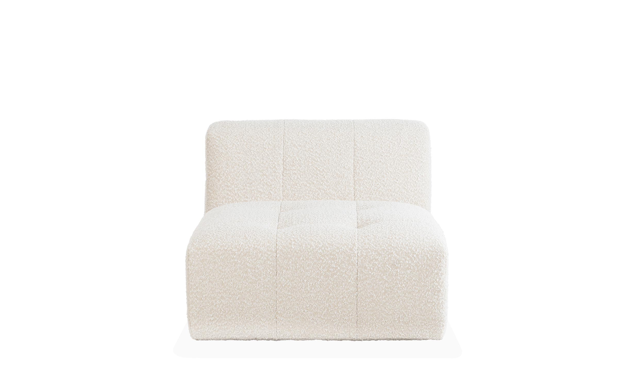 COCO Lenestol/Sentermodul Bouclé Offwhite - Lenestoler - Sofasandmore