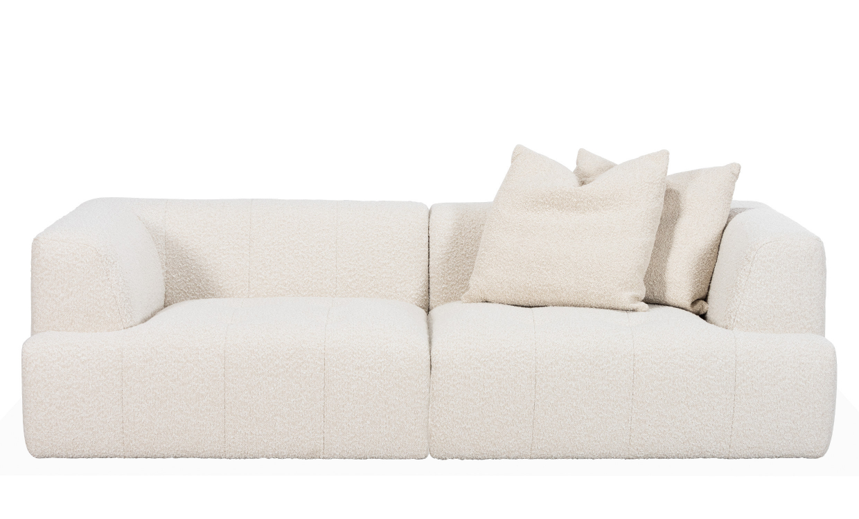 Bilde av COCO 3-seters sofa Bouclé Offwhite