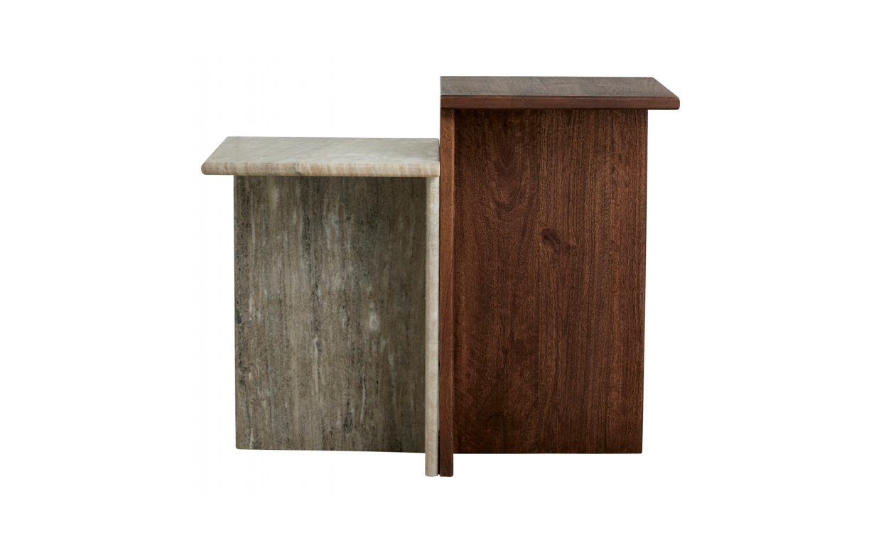GLINA Bord Mangotre Marmor - Sofabord - Marmorbord - Sofasandmore