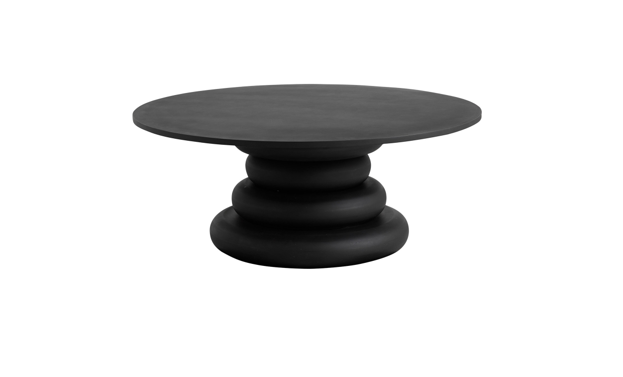 YALU Sofabord Svart - Sofabord - Rundt salongbord - Sofasandmore