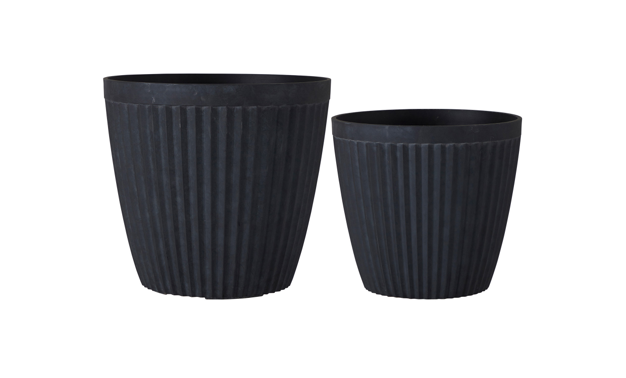 ADMIRA Krukke 2-pack Svart - Utemøbler - Utepotter - Sofasandmore