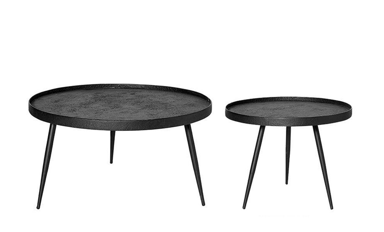 HAMPI bord 2-sett svart - Sofabord - Sidebord - Sofasandmore