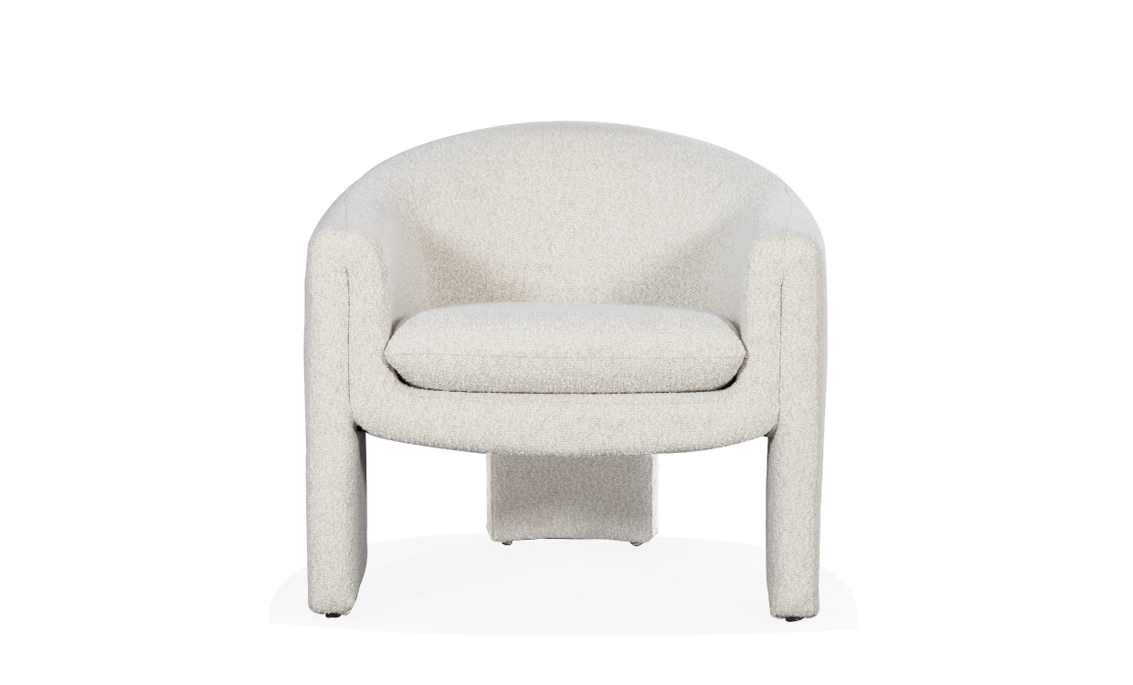 Bilde av BOOGI Lounge lenestol Bouclé Offwhite