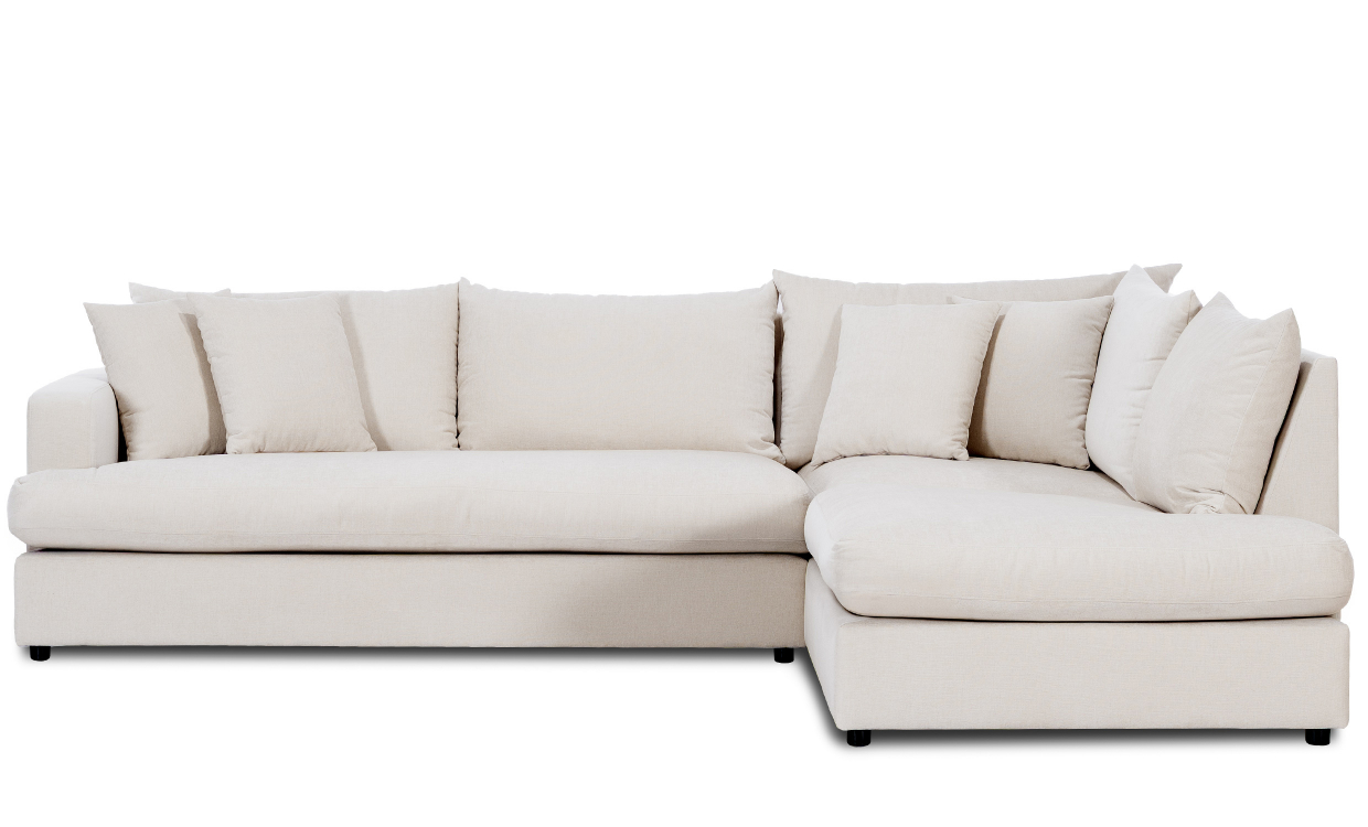 Bilde av BOLNUEVO L-sofa Høyre Hel Pute Offwhite
