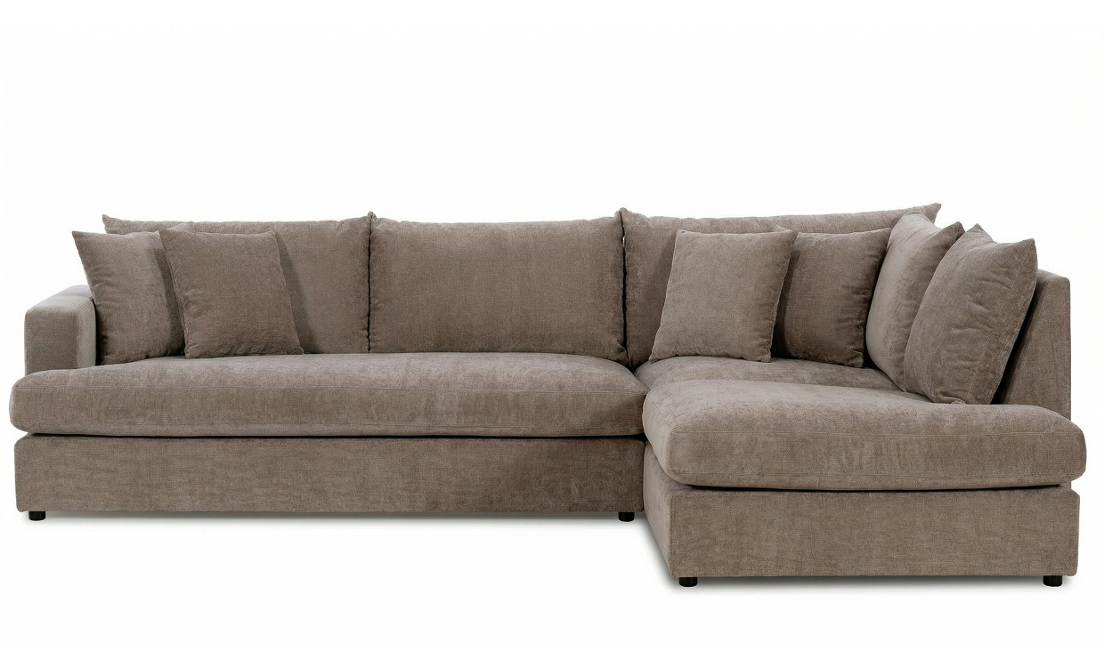 Bilde av BOLNUEVO L-sofa Høyre Hel Pute Muldvarp