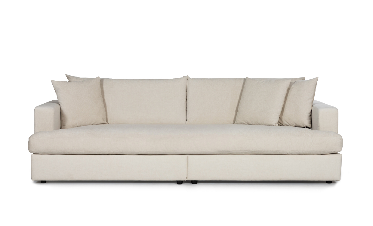 Bilde av BOLNUEVO 3-seters sofa Hel Pute Beige