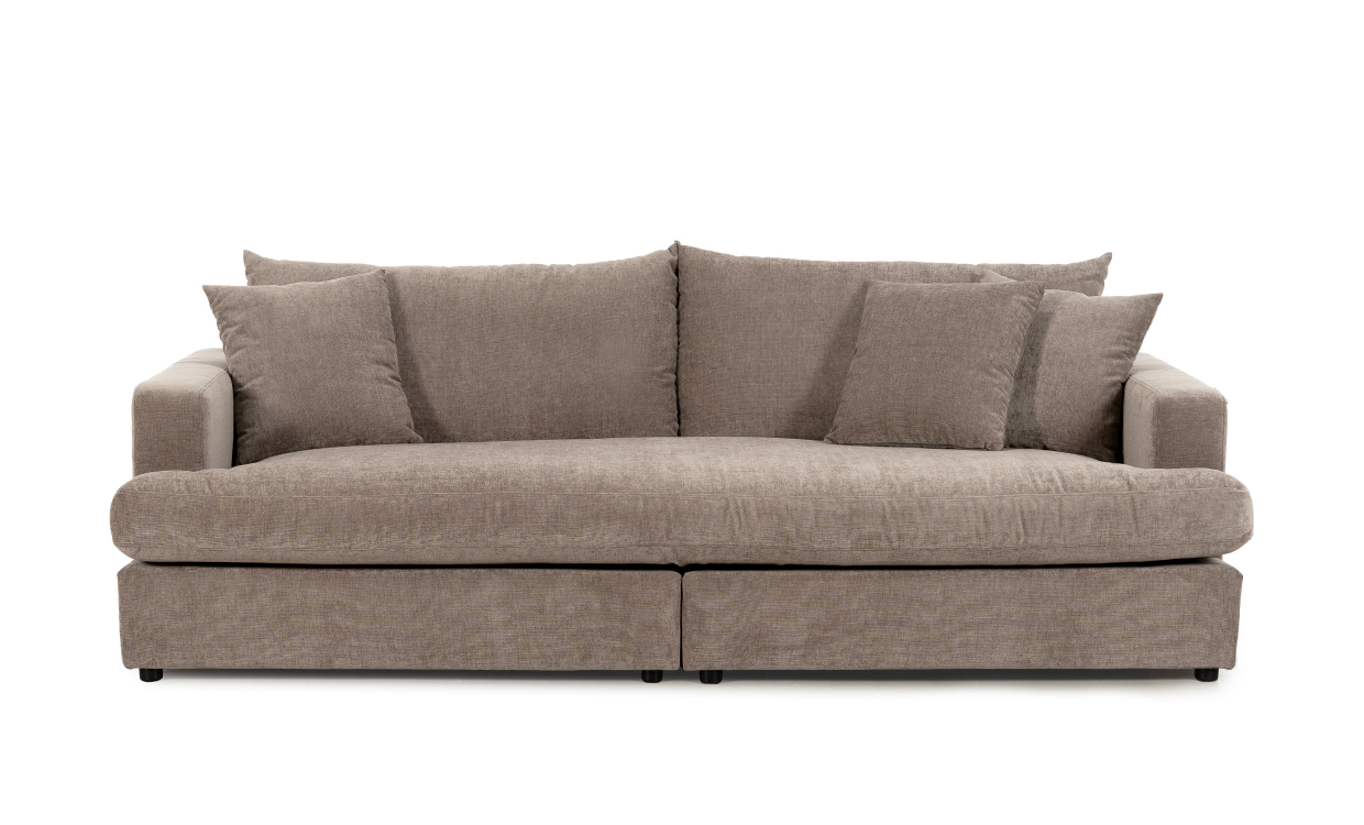 Bilde av BOLNUEVO 3-seters sofa Hel Pute Muldvarp