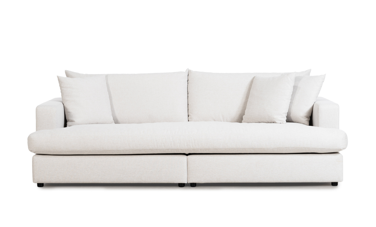 Bilde av BOLNUEVO 3-seters sofa Hel Pute Greige