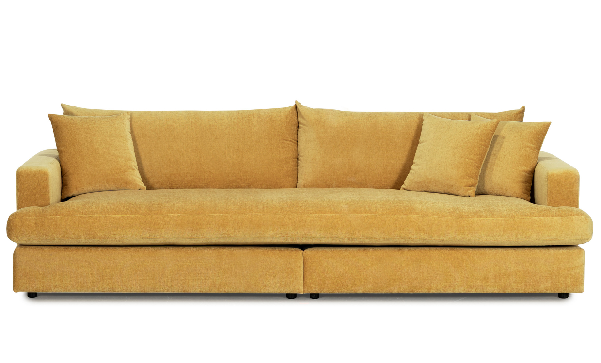 BOLNUEVO 4-seters sofa Hel Pute Sennepsgul