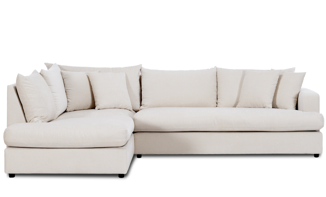 Bilde av BOLNUEVO L-sofa Venstre Hel Pute Offwhite