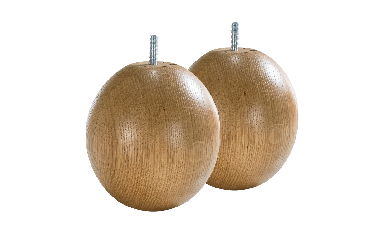 BUBBLE Møbelben 2-pakning Eik 14 cm